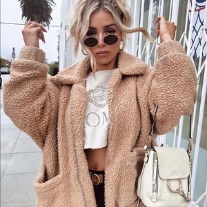 SOLD Tiger mist I.am.gia. Pixie coat! Never worn